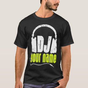 T-shirt Le DJ personnalisé toute musique nommée MOIS de