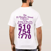T-shirt Le DJ Shaudee Shaud (Dos)