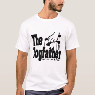 T-shirt Le Dogfather Funny mignon chien père père père pro