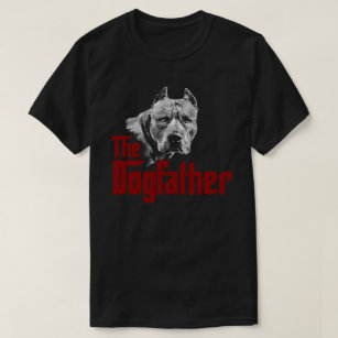 T-shirt Le DogFather - pitbull Terrier américain