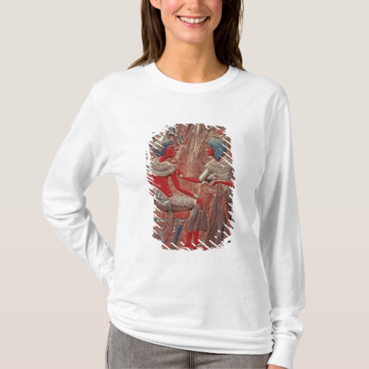 T-shirt Le dos du trône de Tutankhamun (Devant)