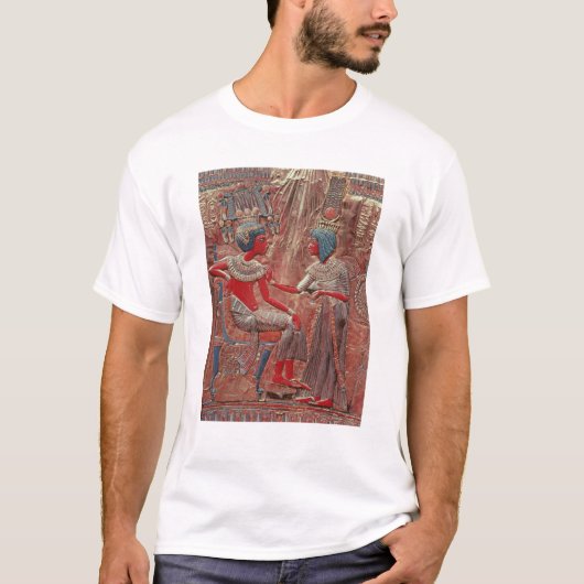 T-shirt Le dos du trône de Tutankhamun (Devant)