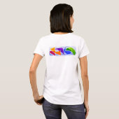 T-shirt Le double des femmes du monde de Kiting a dégrossi (Dos entier)