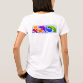 T-shirt Le double des femmes du monde de Kiting a dégrossi (Dos)