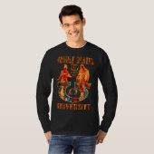 T-shirt Le double flambe l'université MMXIX (Devant entier)