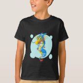 T-shirt Le dragon bleu (Devant)