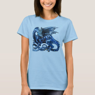 T-shirt Le dragon bleu -