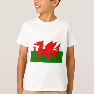 T-shirt Le dragon rouge [drapeau du Pays de Galles]