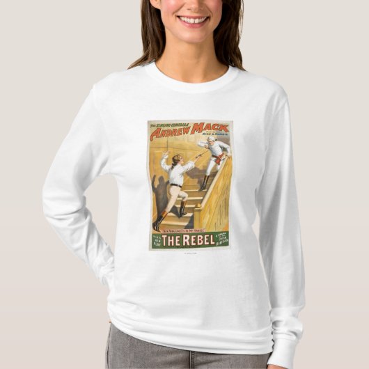 T-shirt "" Le drame irlandais rebelle de rébellion - (Devant)