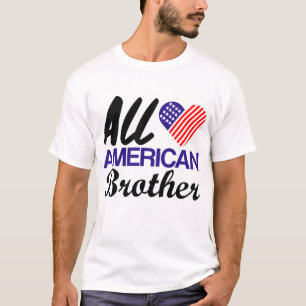T-shirt Le drapeau américain de tous les frères américains