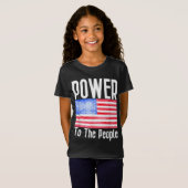 T-Shirt Le Drapeau Américain Du Peuple (Devant entier)