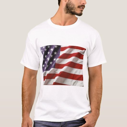 T-shirt Le drapeau américain - Old Glory (Devant)