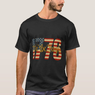 T-shirt Le drapeau américain patriotique vintage 1776 de T