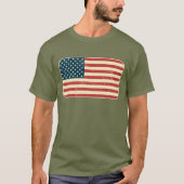T-shirt Le drapeau américain s'est fané (Devant)