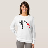 T-shirt Le drapeau authentique de Blackbeard (Devant entier)