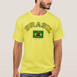 T-shirt Le drapeau brésilien