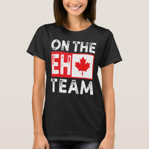 T-shirt Le drapeau canadien de la Feuille d'érable de l'Éq