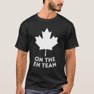 T-shirt Le drapeau canadien de la Feuille d'érable de l'Éq
