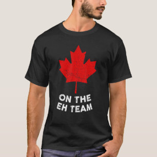 T-shirt Le drapeau canadien de la Feuille d'érable de l'Éq