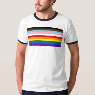T-shirt Le drapeau de fierté à onze bandes de SlipperyJoe'