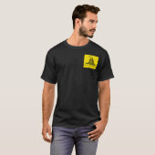 T-shirt Le drapeau de Gadsden ne marchent pas sur moi (Devant entier)