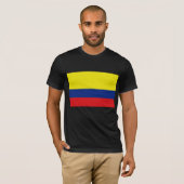 T-shirt Le drapeau de la Colombie (Devant entier)