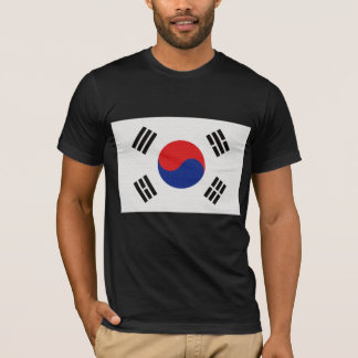 T-shirt Le drapeau de la Corée du Sud