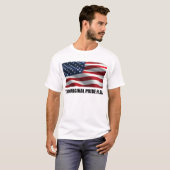 T-shirt Le drapeau de la fierté (Devant entier)