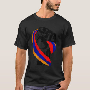 T-shirt Le drapeau de la fierté arménienne résiste