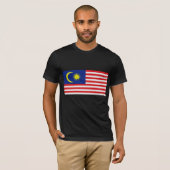 T-shirt Le drapeau de la Malaisie (Devant entier)