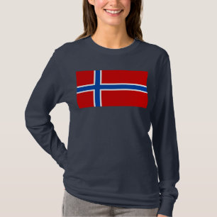 T-shirt Le drapeau de la Norvège