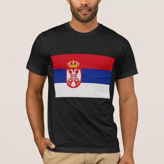 T-shirt Le drapeau de la Serbie