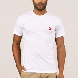 T-shirt Le drapeau de la Suisse