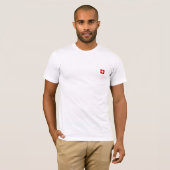 T-shirt Le drapeau de la Suisse (Devant entier)