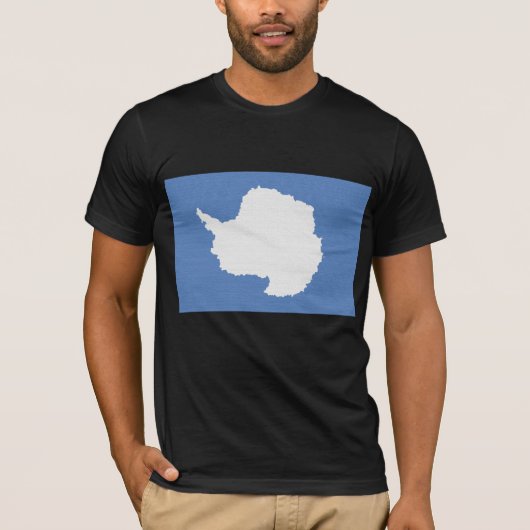 T-shirt Le drapeau de l'Antarctique (Devant)