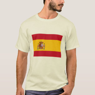 T-shirt Le drapeau de l'Espagne