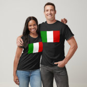 T-shirt Le drapeau de l'Italie (Unisexe)