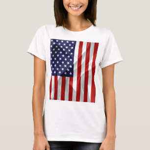 T-shirt Le drapeau des États-Unis d'Amérique