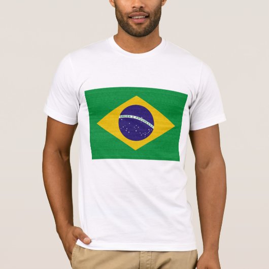 T-shirt Le drapeau du Brésil (Devant)