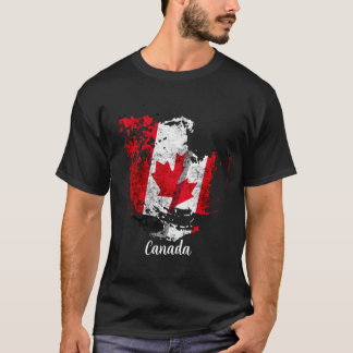 T-shirt le drapeau du Canada