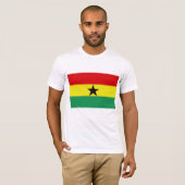 T-shirt Le drapeau du Ghana (Devant entier)