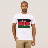 T-shirt Le drapeau du Kenya (Devant entier)