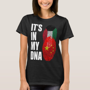 T-shirt Le Drapeau Du Patrimoine De L'ADN Du Koweït Et De