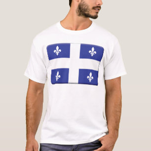 T-shirt Le drapeau du Québec PERSONNALISENT