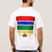 T-shirt Le drapeau gambien (Dos)