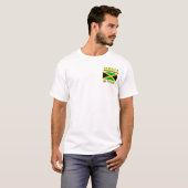 T-shirt Le drapeau jamaïcain ne pose aucun problème (Devant entier)