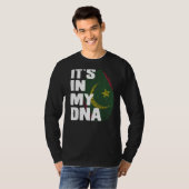T-shirt Le drapeau mauritanien est dans mon ADN (Devant entier)