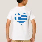 T-shirt Le drapeau national de la Grèce (Dos)