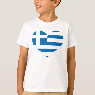 T-shirt Le drapeau national de la Grèce