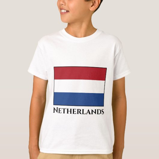 T-shirt Le drapeau Pays-Bas (néerlandais) (Devant)